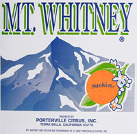 Porterville Citrus Mt. Whitney