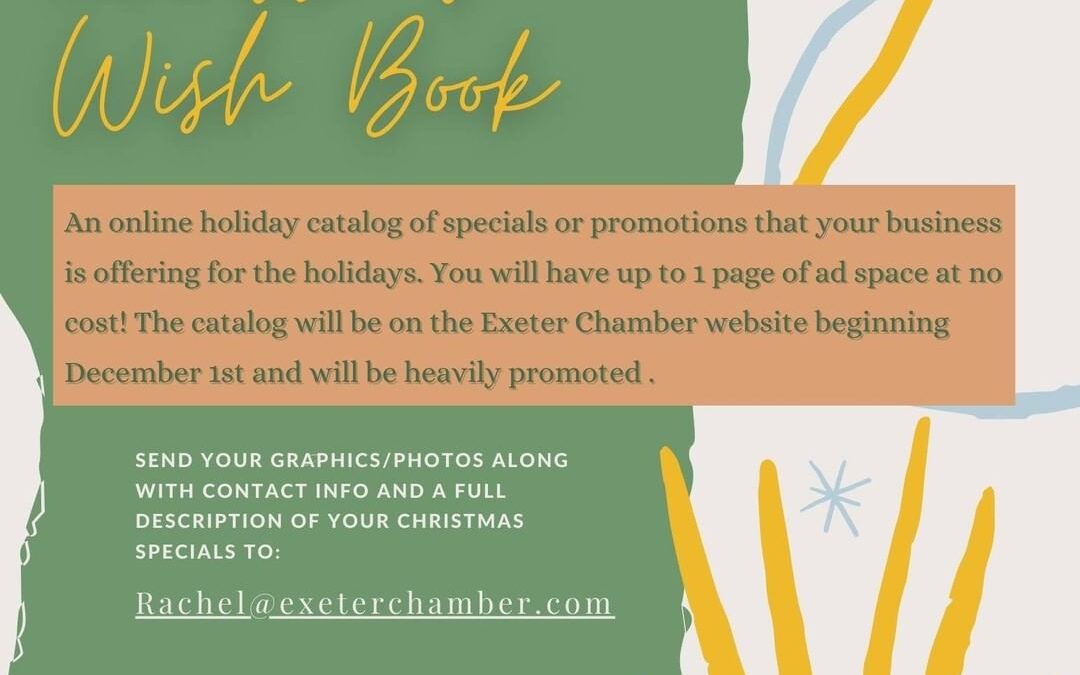 EXETER CHRISTMAS WISH BOOK
We are building a virtual wish book of all the specia…