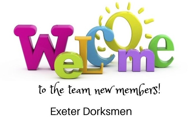 Help us welcome our newest members to the team…The Exeter Dorksmen!…