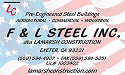 F & L Steel Business Card