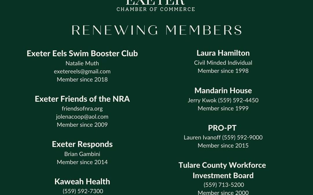 Thank you to all our members who renewed this month. We are honored that you cho…