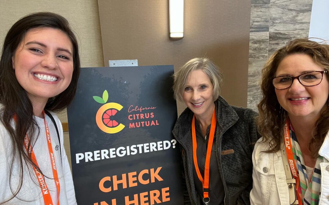 Great showcase from California Citrus Mutual! Bumped into friendly and familiar …
