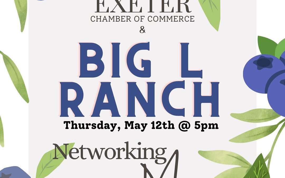 Mark your calendars for our May mixer at BIG L RANCH on Thursday May 12th @ 5pm….