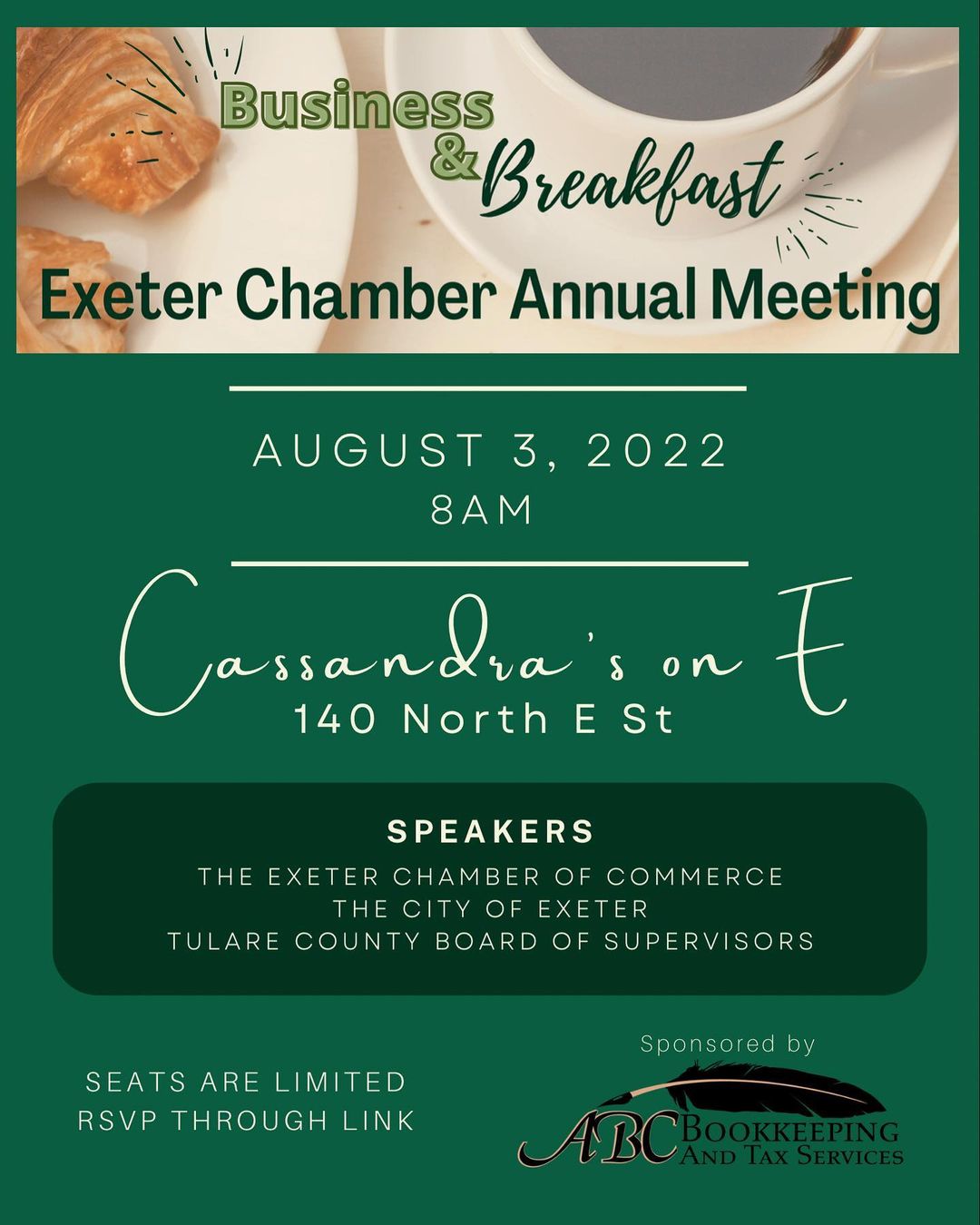 NEW DATE! Our Annual Meeting has a new date. August 3rd at 8am we will have a me…