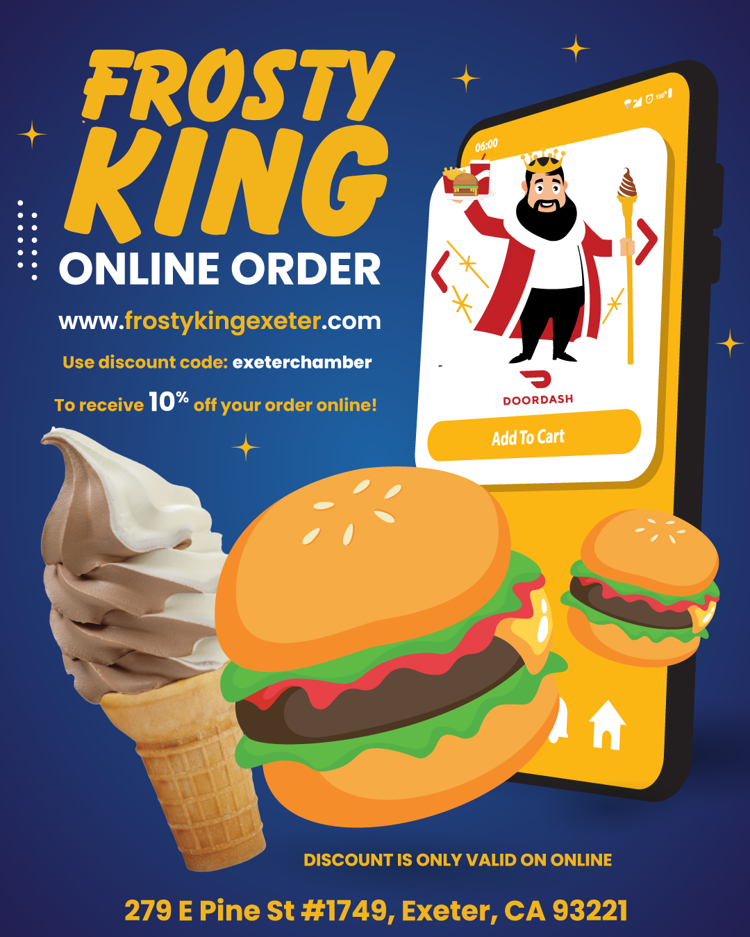 10 Percent Off at Frosty King