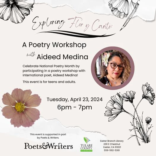 Exeter Library Poetry Workshop April 23