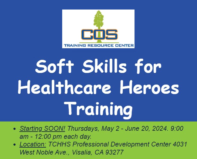 Soft Skills for Healthcare Heroes Training Flyer