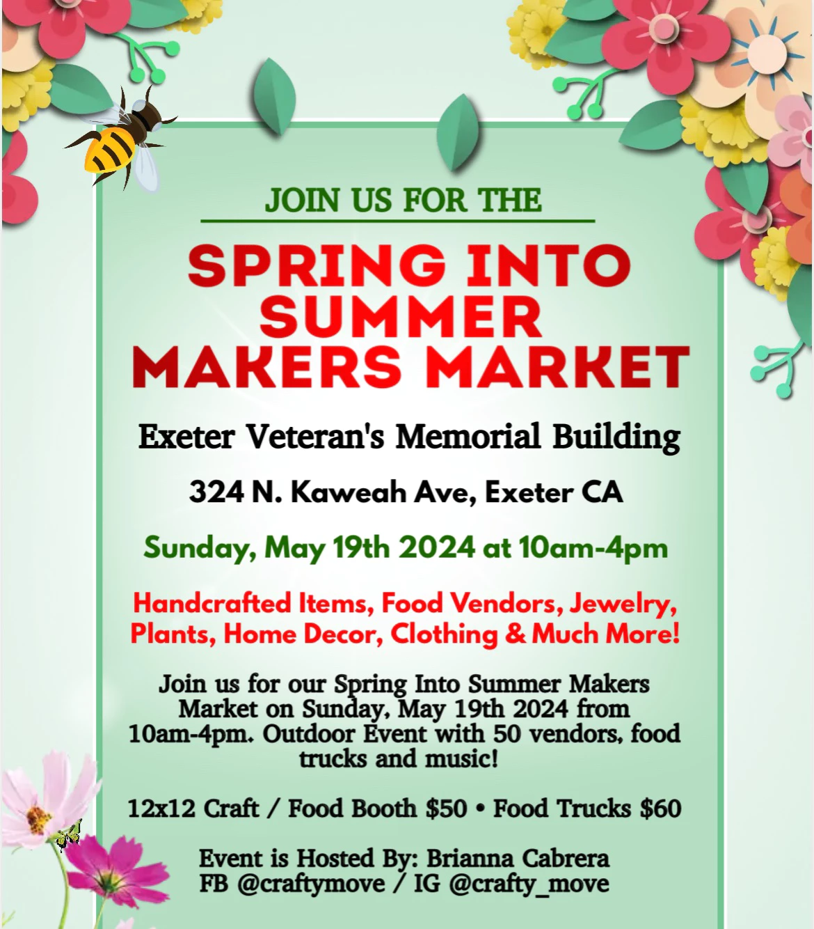 Spring Into Summer Makers Market