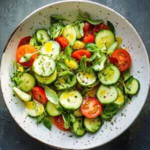 cucumber tomato salad